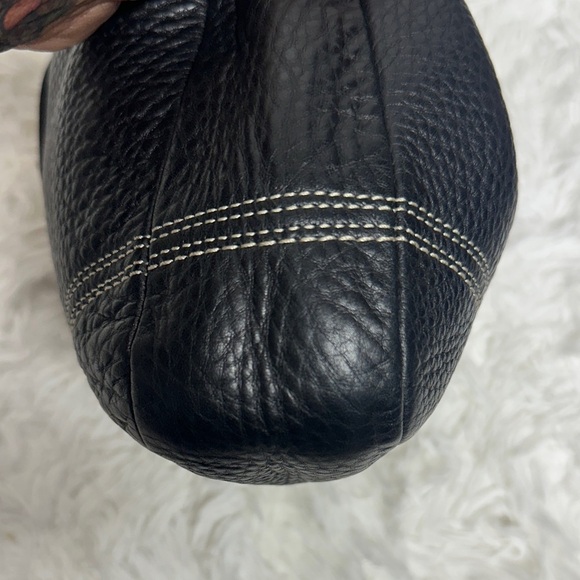 Coach Hamptons Hobo Shoulder Bag
F13086 Vintage Y2K Black Pebble leather - Picture 5 of 14